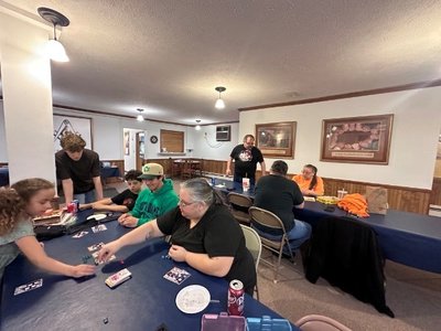 First Family Game Night at the Lodge.