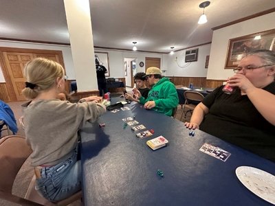 First Family Game Night at the Lodge.
