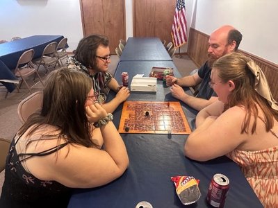 First Family Game Night at the Lodge.