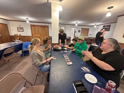 First Family Game Night at the Lodge.